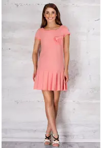 Rochie dama Bumbac - M060 - Roz -