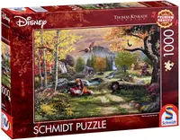 Puzzle Schmidt din 1000 piese - Vulpea și câinele