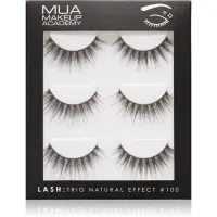 MUA Makeup Academy Lashes Natural Effect gene false #100 3 pereche