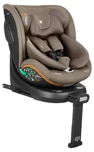 Scaun auto KikkaBoo - i-Twist, 360°, cu IsoFix, i-Size, 40-150 cm, Sand 2026