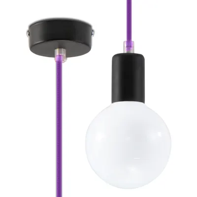 Lampa suspendata EDISON violet