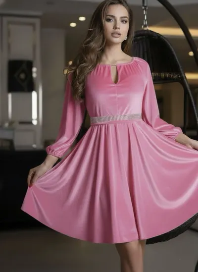 Rochie eleganta din catifea Cati 9