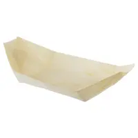 Barcute din Lemn, Biodegradabile, Compostabile, 21 cm, 50 Bucati