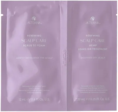 Alterna Caviar Renewing Scalp Care Set - Șampon și terapie exfoliere, 12 + 7.4 ml