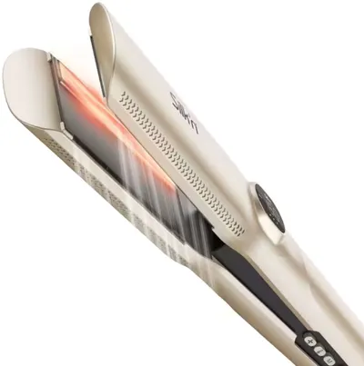 Placă de păr Silk'n - SilkyAir Trinity, 230°C, strat ceramic/keratin, auriu