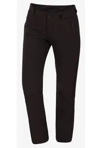 Pantaloni din material softshell cu model uni pentru drumetii
