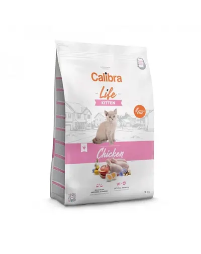 CALIBRA Cat Life Kitten Chicken 6 kg hrană pentru pui de pisică, cu pui