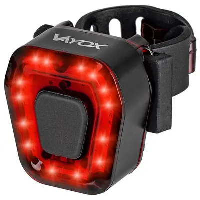 Lampa de bicicleta, spate, VA0048, 100lm, rosu, reincarcabila