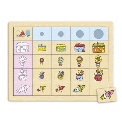 Set de 4 jocuri educative Montessori Logic1
