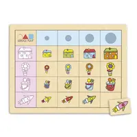 Set de 4 jocuri educative Montessori Logic1
