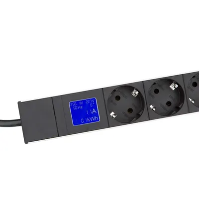 PDU IT Meter cu contor energie, 8xSchuko,19,1UH,aluminiu