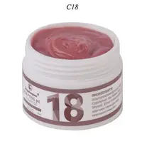 Gel UV Construcție FSM 50ml #18 – Gel Cover Burgundy Autonivelant, Profesional, Ultra Rezistent