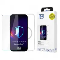 Husa MagSafe pentru Apple iPhone 16 Pro Max, 3MK, ComfortDuo, Transparenta