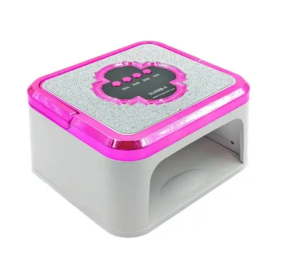Lampă UV/LED Profesională Elegant SUPER SUN AB-8 Fucsia cu Strasuri 288W pentru Orice Material Tehnic
