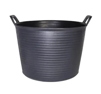 Galeata FLEXTUB din plastic neagra (40 L) - RUBI-88773