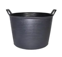 Galeata FLEXTUB din plastic neagra (40 L) - RUBI-88773