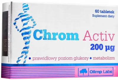 Chrom Activ, 200 mcg, 60 tablete, Olimp