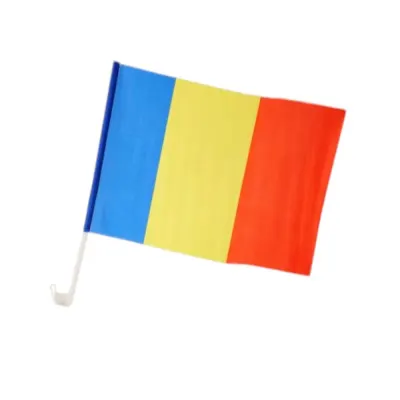 Steag AUTO de masină tricolor ROMÂNIA - Default Title