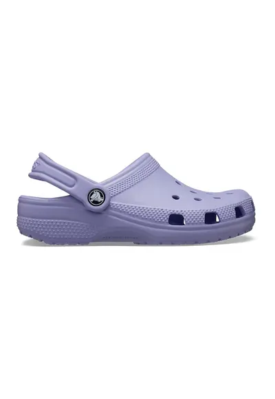 Saboti slingback cu perforatii - Violet