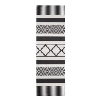 Covor de bucătărie / traversă Zala Living Cook & Clean Urban, 45 x 140 cm, negru-gri