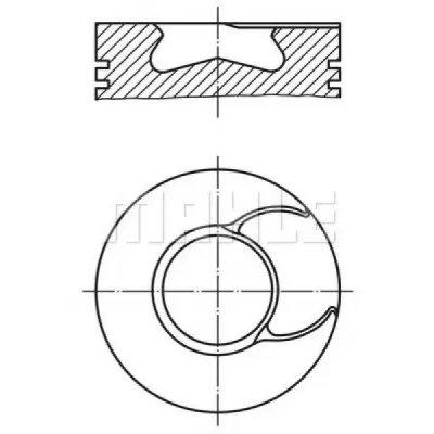 Piston Mahle Original 213 66 00