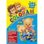 Coloram cu Minti Istete si Manute Indraznete 3-4 ani
