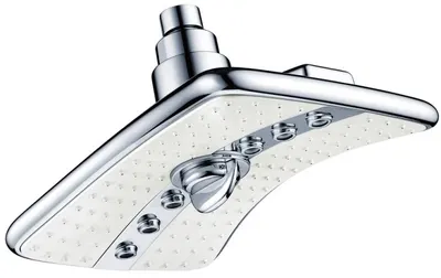 Placă pentru duș fix Inter Inter Ceramic - 2 funcții, argintiu