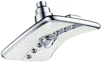 Placă pentru duș fix Inter Inter Ceramic - 2 funcții, argintiu