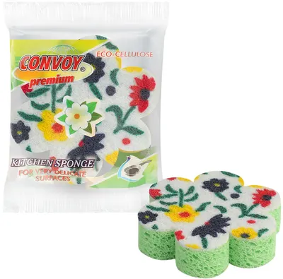 Burete de bucătărie Magic Clean - Premium, margaretă, sortiment