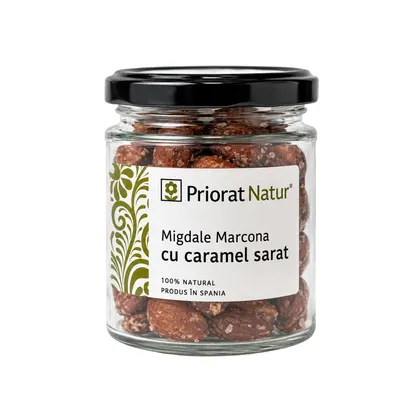 Migdale Marcona cu caramel sarat 120g