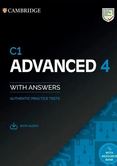C1 Advanced 4 Student's Book with Answers with Audio with Resource Bank Authentic Practice Tests - Paperback brosat