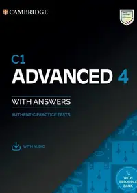 C1 Advanced 4 Student's Book with Answers with Audio with Resource Bank Authentic Practice Tests - Paperback brosat