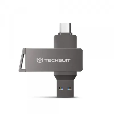 Memorie Externa USB-A 3.0 / USB-C Techsuit THSM19, 16Gb