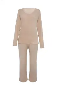 Pijama PFI131 - Bej