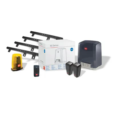 Kit automatizare porti culisante BFT DEIMOS-AC-800-SL-DN-4XCREMALIERA, 800 Kg, 230 V, limitator electromecanic