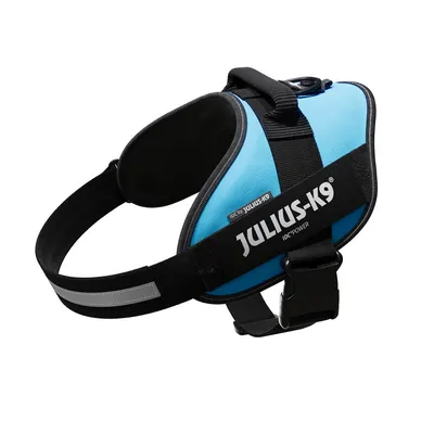 Ham JK9 IDC Power, aquamarine, respirabil, reflectorizant, circumferința piept 71-96 cm