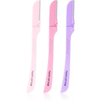 Brushworks Precision Eyebrow Razors Mixed brici pentru sprâncene