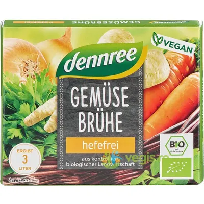 Cub de Supa cu Legume fara Drojdie Ecologic/Bio 6buc - 60g