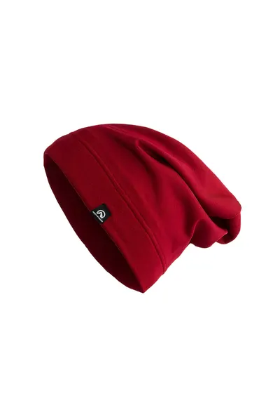 Caciula unisex din fleece Kairak - Rosu inchis