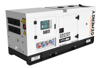Generator de curent stationar 16 kW - diesel, 400V, insonorizat - Genergy GDS20T