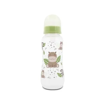 Biberon cu capac, 0 luni+, 250 ml, Fresh Green