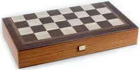 Set sah si table Manopoulos - Culoare wenge, 30 x 15 cm