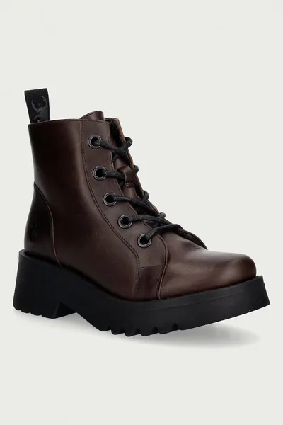 Fly London bocanci pentru femei din piele METZ788FLY