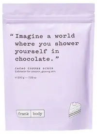 Frank Body Exfoliant natural pentru corp cu cacao și cafea, 200 g