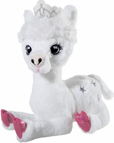 Jucărie moale de pluș Heunec Crownies - Alpaca, 27 cm