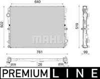 Radiator motor potrivit MERCEDES E (A238), E (C238), E (W213), E ALL-TERRAIN (S213), E T-MODEL (S213), GLC (C253), GLC (X253) 2.0H