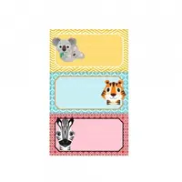 Etichete scolare, set 3x3 coli, motiv Cute Animals