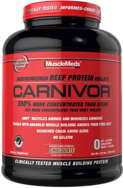 Carnivor Beef Protein, ciocolată, 1898 g, Muscle Meds