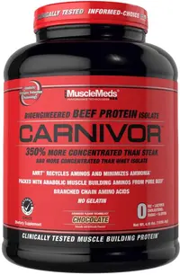 Carnivor Beef Protein, ciocolată, 1898 g, Muscle Meds