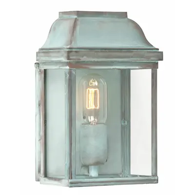 Aplica Victoria 1 Light Wall Lantern – Verdigris